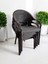 Bambu Rattan Kollu Sandalye Koltuk 4'lü Set 4
