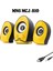 MCJ-810 Bilgisayar HOPARLÖRÜ/10WATT-3D Stereo /2+1 HOPARLÖR-80DB-2+1 Ses Sistemi 1