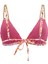 Kadın Pembe Üçgen Bikini Üst (Çıkarılabilir Ped) 2