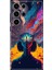 Samsung Galaxy S24 Ultra Kılıf Motifli Renkli Esnek Silikon Girdap 1