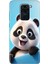 Xiaomi Redmi Note 9 6.53" Kılıf Desenli Tasarım Silikon Panda 1