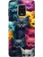 Xiaomi Redmi Note 9 Pro - 9s Kılıf Renkli Esnek Silikon Kedi Ordusu 1