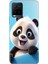 Vivo Y21S Uyumlu Kapak Kılıf Desenli Kapak Renkli Tpu Uv Panda 1