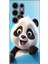 Samsung Galaxy S24 Ultra Kılıf Renkli Esnek Silikon Panda 1