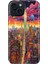 iPhone 13 - 14 Kılıf Desenli Kapak Renkli Tpu Uv Retro Newyork 1