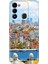 Spark 8c Kılıf Renkli Temalı Tecno 8c Silikon Istanbul 1