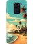 Xiaomi Redmi Note 9 6.53" Kılıf Desenli Tasarım Silikon Malibu 1