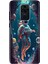 Xiaomi Redmi Note 9 6.53" Kılıf Desenli Tasarım Silikon Astronot 1