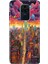 Xiaomi Redmi Note 9 6.53" Kılıf Desenli Tasarım Silikon Retro Newyork 1