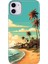 Apple iPhone 11 Kılıf Renkli Temalı iPhone 11 Silikon Malibu 1