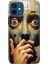 Apple iPhone 12 Kılıf Renkli Baskılı Silikon Iluzyon 1