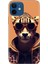 Apple iPhone 12 Kılıf Renkli Baskılı Silikon Tiger 1