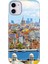 Apple iPhone 11 Kılıf Renkli Temalı iPhone 11 Silikon Istanbul 1