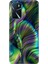 A16 Kapak Kılıf Uyumlu Oppo A16 Silikon Tasarım Stok Holographic 1