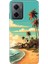 Xiaomi Redmi Note 11E Kılıf Desenli Design Silikon Malibu 1