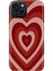 iPhone 13 - 14 Kılıf Desenli Kapak Renkli Tpu Uv Mat Kalp 1