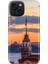 iPhone 13 - 14 Kılıf Desenli Kapak Renkli Tpu Uv Kız Kulesi 1