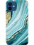 Apple iPhone 12 Kılıf Renkli Baskılı Silikon Simli Taş 1