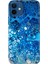 Apple iPhone 12 Kılıf Renkli Baskılı Silikon Derin Mavi 1
