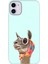 Apple iPhone 11 Kılıf Renkli Temalı iPhone 11 Silikon Deve 1