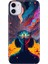 Apple iPhone 11 Kılıf Renkli Temalı iPhone 11 Silikon Girdap 1