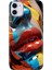 Apple iPhone 11 Kılıf Renkli Temalı iPhone 11 Silikon Makyaj 1