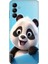 Samsung Galaxy A13 5g Kılıf Renkli Esnek Silikon Panda 1