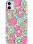 Apple iPhone 11 Kılıf Renkli Temalı iPhone 11 Silikon Donut 1