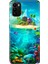 General Mobile Gm 21 Pro Kılıf Baskılı Esnek Silikon Kapak Island 1