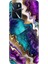 A16 Kapak Kılıf Uyumlu Oppo A16 Silikon Tasarım Stok Keskin Ametist 1