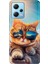 Redmi Note 12 5g Kılıf Baskılı Dokulu Kapak Silikon Cat 1