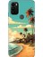 General Mobile Gm 21 Pro Kılıf Baskılı Esnek Silikon Kapak Malibu 1