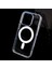 Apple iPhone x Uyumlu Magsafe Özellikli Şeffaf Kılıf Wireless Kablosuz Şarj Sararmaz Kapak 1