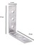 L Masa Gönyesi 15X45X45 mm 5 Adet Bağlantı Aparatı Paslanmaz Çelik 1