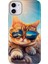 Apple iPhone 11 Kılıf Renkli Temalı iPhone 11 Silikon Cat 1