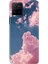 Vivo Y21S Uyumlu Kapak Kılıf Desenli Kapak Renkli Tpu Uv Pembe Bulut 1