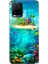 Vivo Y21S Uyumlu Kapak Kılıf Desenli Kapak Renkli Tpu Uv Island 1