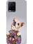 Vivo Y21S Uyumlu Kapak Kılıf Desenli Kapak Renkli Tpu Uv Donut Dog 1