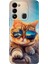 Spark 8c Kılıf Renkli Temalı Tecno 8c Silikon Cat 1