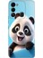 Spark 8c Kılıf Renkli Temalı Tecno 8c Silikon Panda 1