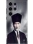 Samsung Galaxy S24 Ultra Kılıf Renkli Esnek Silikon Atatürk 1