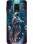 Xiaomi Redmi Note 9 Pro - 9s Kılıf Renkli Esnek Silikon Astronot 1