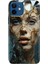 Apple iPhone 12 Kılıf Renkli Baskılı Silikon Cam Kırığı 1