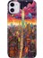 Apple iPhone 11 Kılıf Renkli Temalı iPhone 11 Silikon Retro Newyork 1
