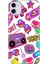 Apple iPhone 11 Kılıf Renkli Temalı iPhone 11 Silikon 90'lar 1