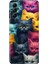 Samsung Galaxy A04S Kılıf Renkli Esnek Silikon Kedi Ordusu 1
