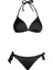 Kadın Üçgen Yarım Dolgulu Siyah Bikini Takımı 1