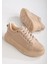 Simple Spor Ayakkabı Bej 1