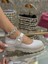 Lal Kristal Taşlı Özel Tasarım Loafer Krem 5