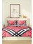 Marka Nevresim Takımı Çift Kişilik Pamuklu Saten Kumaş 6 Parça 3D Dijital Baskı Duvet Cover Set Model No:17 2
